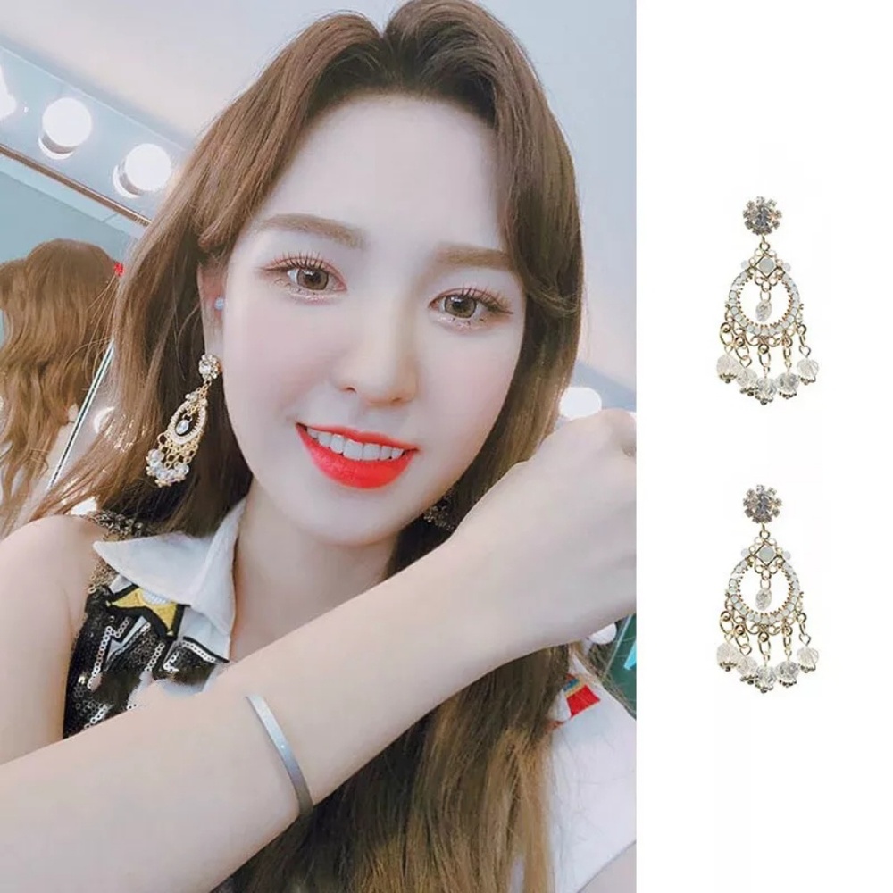 💎Luxury crystal dangle earrings - Picture 5 of 5